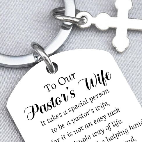 Pastor Wife Appreciation Gifts Unique Pastors Wife Keychain Thank You Gifts for Pastors Wifey Clergy Prayer Christian Birthday Thanksgiving Christmas Gift Ideas in Saudi Arabia