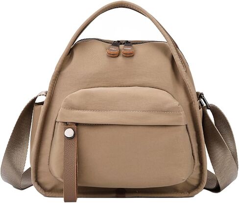 Canvas Nylon Shoulder Bags for Women Casual Solid Crossbody Handbag Trendy Top Handle Purse Satchel Travel Commute in Kuwait