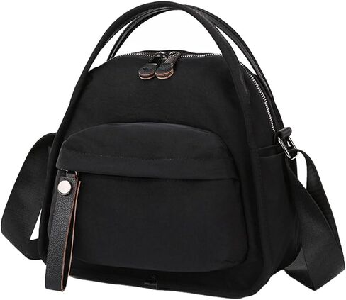 Canvas Nylon Shoulder Bags for Women Casual Solid Crossbody Handbag Trendy Top Handle Purse Satchel Travel Commute in Saudi Arabia