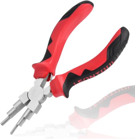 Wire Bending Pliers 6 in 1 Bail Making Pliers 3mm to 10mm Wire Looping Pliers Wire Wrapping Tools for Jewelry Making, 6 Step Looper Plier Round Nose Plier for Bending Loops, Hooks, Jump Rings in Saudi Arabia