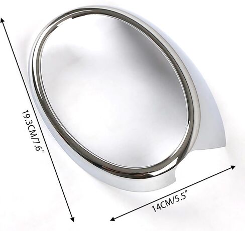 Car Accessories Fit For Toyota RAV4 2019-2022 2023 2024 Exterior Front Mesh Grille Logo Frame Cover Trim (Glossy Chrome Style) ABS 1 PC in Kuwait