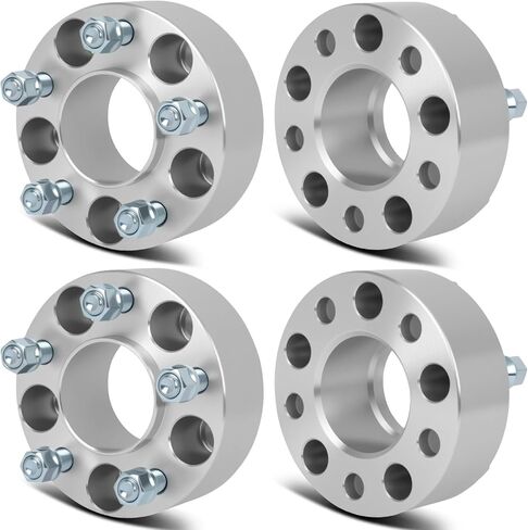 SCITOO 4Pcs 5x115 Wheel Spacers 2 inch Bore 71.5mm Studs 14x1.5 5 Lug Wheel Spacers Fit for Dodge Charger 2006-2022,for Dodge Challenger 2008-2022 in Saudi Arabia