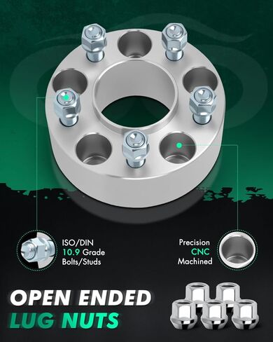 SCITOO 4Pcs 5x115 Wheel Spacers 2 inch Bore 71.5mm Studs 14x1.5 5 Lug Wheel Spacers Fit for Dodge Charger 2006-2022,for Dodge Challenger 2008-2022 in Saudi Arabia