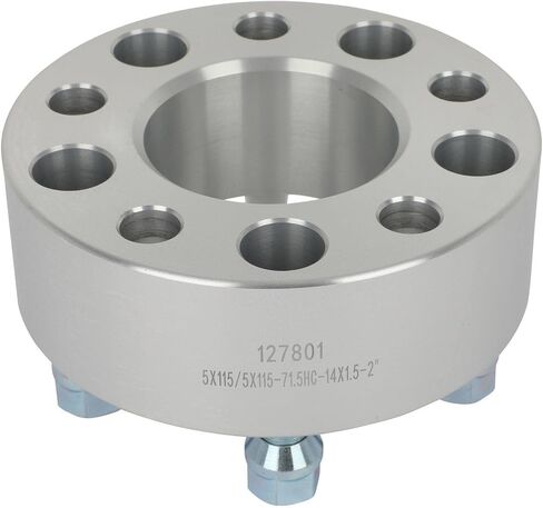 SCITOO 4Pcs 5x115 Wheel Spacers 2 inch Bore 71.5mm Studs 14x1.5 5 Lug Wheel Spacers Fit for Dodge Charger 2006-2022,for Dodge Challenger 2008-2022 in Saudi Arabia