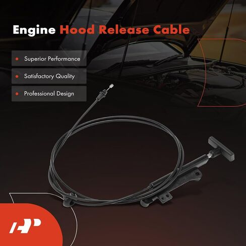 A-Premium Front Hood Latch Release Cable with Handle Compatible with Ford Crown Victoria 2007-2011 & Lincoln Town Car 2004-2011 & Mercury Grand Marquis 2007-2011, 80.2 Inch in Saudi Arabia