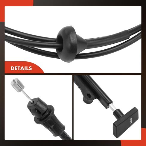 A-Premium Front Hood Latch Release Cable with Handle Compatible with Ford Crown Victoria 2007-2011 & Lincoln Town Car 2004-2011 & Mercury Grand Marquis 2007-2011, 80.2 Inch in Saudi Arabia