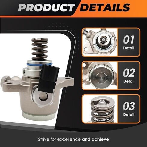 16630-1LA0A High Pressure Fuel Pump Compatible with M37 M56 Q70 Q70L QX56 QX80 2011-2019 5.6L V8 Armada NV Titan 2016-2019 5.6L V8 16630-1LA0B (Pemium Version) in Saudi Arabia