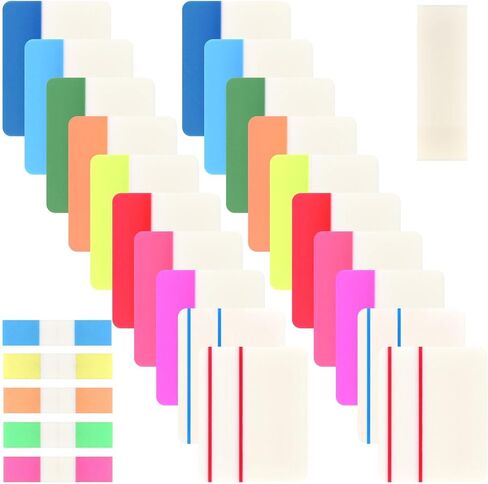 550 جهاز كمبيوتر شخصى، علامة تبويب 2 بوصة، علامات تبويب مؤشرة ملونة قابلة للكتابة، صفحات قابلة لإعادة تعيين وضعها، علامات تبويب ملف علامات التبويب، ملصقات ذاتية اللصق للقراءة، ملصق مقسم للكتب والمجلدات والدفتر والمجلدات in Kuwait