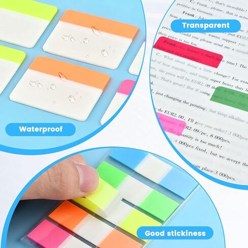 550 جهاز كمبيوتر شخصى، علامة تبويب 2 بوصة، علامات تبويب مؤشرة ملونة قابلة للكتابة، صفحات قابلة لإعادة تعيين وضعها، علامات تبويب ملف علامات التبويب، ملصقات ذاتية اللصق للقراءة، ملصق مقسم للكتب والمجلدات والدفتر والمجلدات in Kuwait