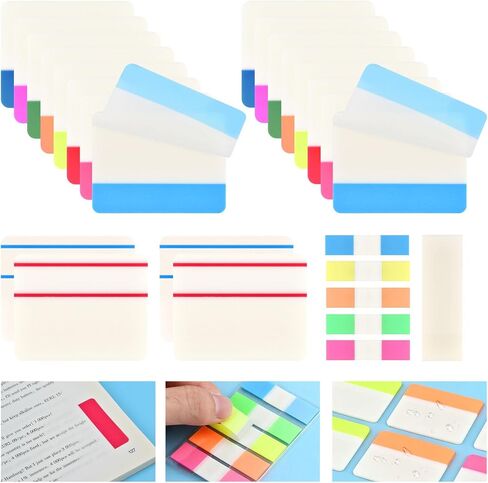 550 جهاز كمبيوتر شخصى، علامة تبويب 2 بوصة، علامات تبويب مؤشرة ملونة قابلة للكتابة، صفحات قابلة لإعادة تعيين وضعها، علامات تبويب ملف علامات التبويب، ملصقات ذاتية اللصق للقراءة، ملصق مقسم للكتب والمجلدات والدفتر والمجلدات in Kuwait