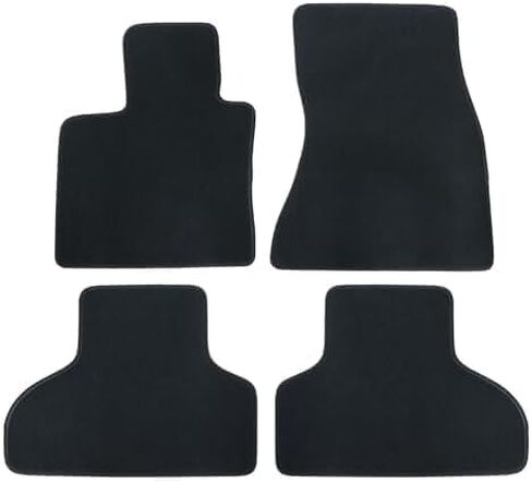 Mythoria الحصير سيارة مجموعة كاملة صالح لسيارات BMW 3 Series F30 2012 2013 2014 2015 2016 2017 2018 2019 | سجادة قطيفة سوداء | مقاوم للماء، مع ظهر مضاد للانزلاق in Saudi Arabia