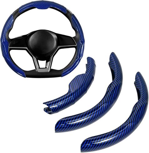 for Genesis Steering Wheel Cover,Carbon Fiber Car Steering Wheel Cover Fit for Genesis GV60 G80 GV80 GV80 3.5T Prestige G70 G90 GV70 2024 2025 2026 Car Accessories Purple in Kuwait