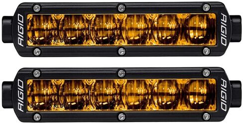 RIGID INDUSTRIES SR-Series DOT/SAE J583 6 Inch Selective Yellow LED Fog Light Pair For Auto in Saudi Arabia