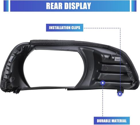 CPW Fog Lights Cover Fog Lamp Bezel Trim for Toyota Camry 2007-2009, Black Factory OEM Style Fog Lamps Covers Bezel Set Replacement, Passenger and Driver Sides in Saudi Arabia