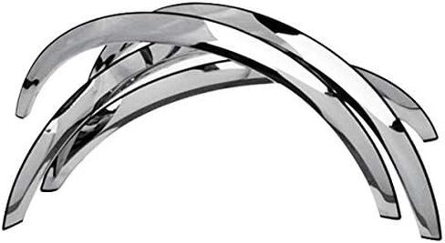 QMI 870340 -Fender Trim Compatible With Toyota Corolla Mirror Polished Stainless Steel 1.5" Wide Width Set Of 4 in Kuwait