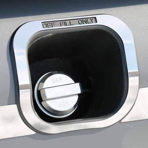 Technical Precision Replacement For PETERBILT 579 YEAR 2019 STAINLESS STEEL TRIM FOR DEF FILL AREA ON FAIRING SIDE in Saudi Arabia