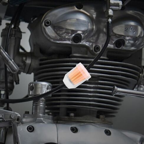 10 PCS Gas Inline Fuel Filters, 1/4 Inch x 5/16 Inch Universal Gas Fuel Filter Replacement for Cars, Motorcycles, Trucks And Gasoline Powered Engines(Plastic) in Kuwait