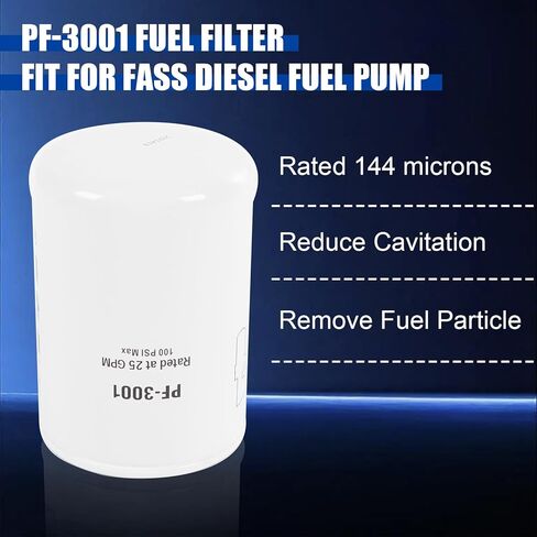 PF-3001 XWS-3002 Fuel Filter Water Separator Kit Fit for FASS Titanium Series FASS Diesel Fuel Pump in Saudi Arabia