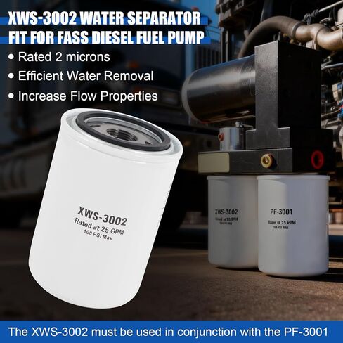 PF-3001 XWS-3002 Fuel Filter Water Separator Kit Fit for FASS Titanium Series FASS Diesel Fuel Pump in Saudi Arabia