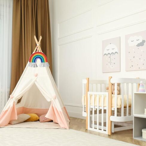 WEISIPU Colorful Rainbow Wall Decor - Handmade Weaving Ornament Pendant Decoration Wall Decor Hanging Home Decoration (Royal Blue)… in Kuwait