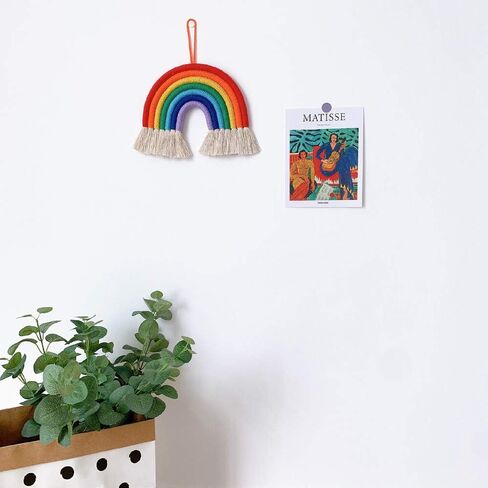 WEISIPU Colorful Rainbow Wall Decor - Handmade Weaving Ornament Pendant Decoration Wall Decor Hanging Home Decoration (Royal Blue)… in Kuwait