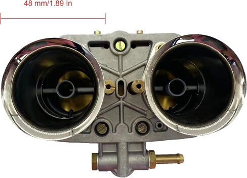 19030.015 48 IDF Carburetor Replacement for Weber 48mm Carb 2 Barrel Beetle Car V8 Engine 19030018 19030.018 19030015 19030021 (With Air Horn) in Saudi Arabia
