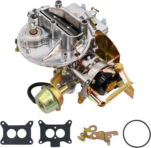 2100 Carburetor 2 Barrel Carburetor compatible with Ford 289 302 351 400 Cu Jeep Engine F100 F250 F350 Mercury Lincoln 171 230 255 Replace Motorcraft/Autolite 2100 2150 with Electric Choke in Kuwait