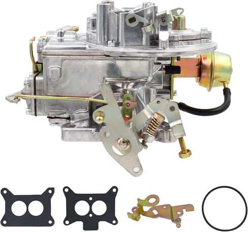 2100 Carburetor 2 Barrel Carburetor compatible with Ford 289 302 351 400 Cu Jeep Engine F100 F250 F350 Mercury Lincoln 171 230 255 Replace Motorcraft/Autolite 2100 2150 with Electric Choke in Kuwait