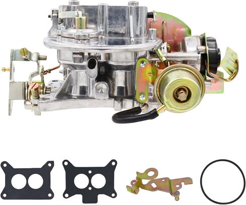 2100 Carburetor 2 Barrel Carburetor compatible with Ford 289 302 351 400 Cu Jeep Engine F100 F250 F350 Mercury Lincoln 171 230 255 Replace Motorcraft/Autolite 2100 2150 with Electric Choke in Kuwait