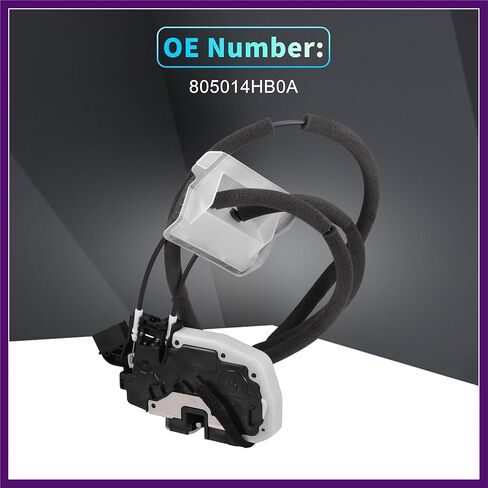 Front Right Passenger Side Power Door Lock Actuator Motor with Cable for Infiniti Q50 2014-2020 Door Latch Actuator Assembly Replace No.805004HB0A Black Premium Fit Design in Saudi Arabia