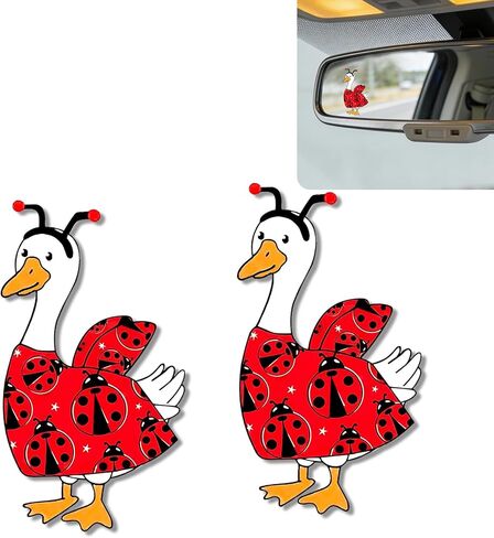 2Pack Highland Cow Car Mirror Decal - Cute Moo-tivational Rear View Mirror Sticker,Waterproof Vinyl Car Decals,Cows Car Accessories Decor,Highland Cow Lovers Gifts for Women Men in Saudi Arabia