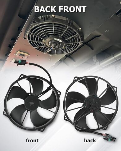 Radiator Cooling Fan for Polaris Sportsman 850 High Lifter & 1000 XP (2016-2022) - Replaces OEM 2413007 - High-Performance Engine Cooling Fan Assembly, Plug-and-Play Installation in Saudi Arabia