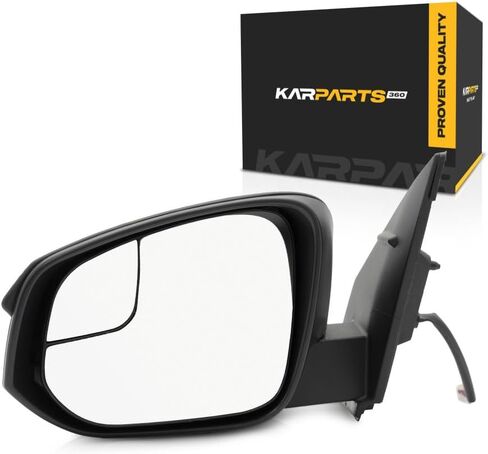 For Toyota RAV4 Door Mirror 2016 2017 2018 Passenger Side | Power | Non-Heated | Textured Black | LE | Replacement For TO1321345 | 87910-0R200 in Kuwait