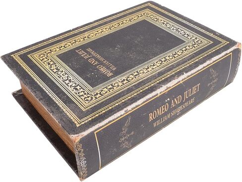Decorative Book Box Wood Leather European Vintage Book Shape Storage Box Faux Antique for Home Hotel Office in Saudi Arabia