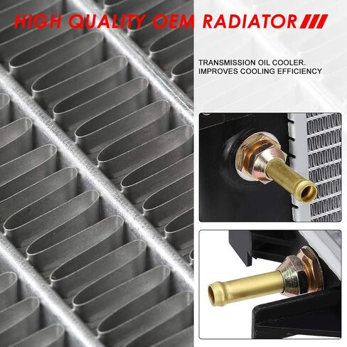 Auto Dynasty Radiator Compatible with 2002-2006 Mazda MPV AT, DPI 2768 Factory Style 1-Row Cooling Radiator, Aluminum Core in Saudi Arabia