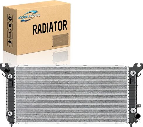 CU13398 Aluminum Radiator Compatible with 2014-2016 GMC Sierra 1500 2014-2016 Chevrolet Silverado 1500 2015-2016 Tahoe Suburban 2015-2016 Yukon XL 2015-2016 Cadillac Escalade ESV 5.3L 6.2L V8 CU13398 in Kuwait