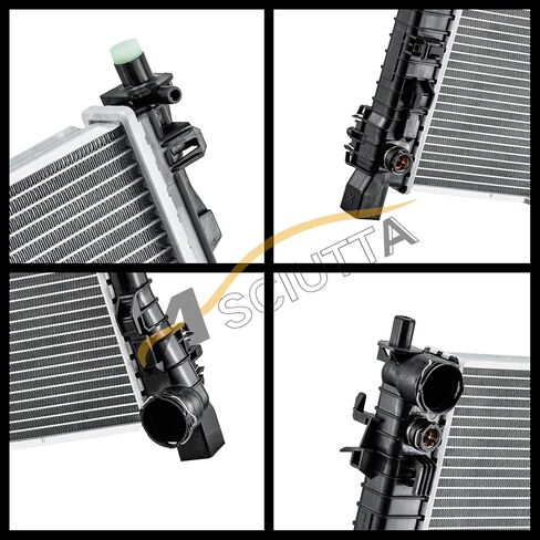 مشعاع ألومنيوم مناسب لـ 2001-2009 مرسيدس بنز C230 C240 ​​C280 C32 C320 C350 C55 CLK320 CLK500 SLK280 SLK350 AMG 1.8L 2.3L 2.5L 2.6L 3.0L 3.2L 3.5L 5.0L in Kuwait