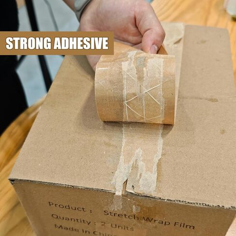 شريط مقوى بورق كرافت منشط بالماء، عبوة واحدة، 2.75 بوصة × 380 قدم، للتغليف والشحن الآمن عالي التحمل، صديق للبيئة وقابل للتحلل البيولوجي in Kuwait