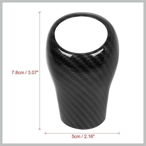 Car Gear Shift Knob Panel Cover Carbon Fiber Pattern Sticker for Mercedes-Benz A/C-Class 2004-2011 Replacement Car Parts in Saudi Arabia