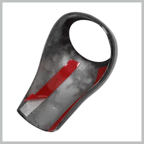 Car Gear Shift Knob Panel Cover Carbon Fiber Pattern Sticker for Mercedes-Benz A/C-Class 2004-2011 Replacement Car Parts in Saudi Arabia