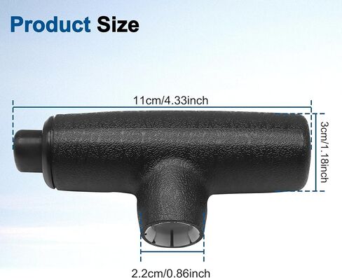 Automatic Gear Shift Knob Handle Fit for 1984-2001 Jeep Cherokee for 1987-1992 Jeep Comanche for 1997-2006 Wrangler Replace 52104028 52077560 53000675, Black in Saudi Arabia