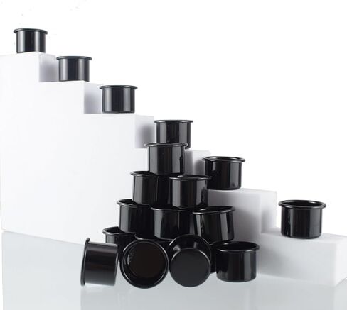 20pcs Metal Candle Cups Holders Candlestick Liners Inserts Candle Drip Protectors Catchers for Lamp or Candles Making Golden in Kuwait