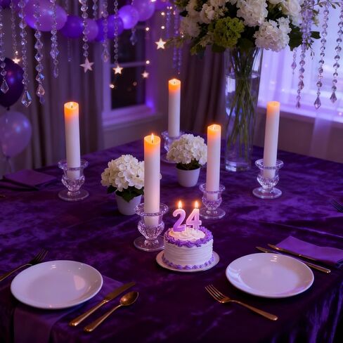 80 Pcs Glass Candlestick Holders Bulk 2.5 Inch Clear Glass Small Ritual Candle Stand Taper Candle Holders Table Centerpieces for Christmas Wedding Party Dining in Kuwait