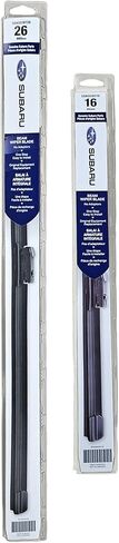 Subaru 2018-2024 Crosstrek & 2017-2024 Impreza Front Windshield Wiper Full Blade Set - SOA591B726, SOA591B716 - Genuine OEM in Saudi Arabia