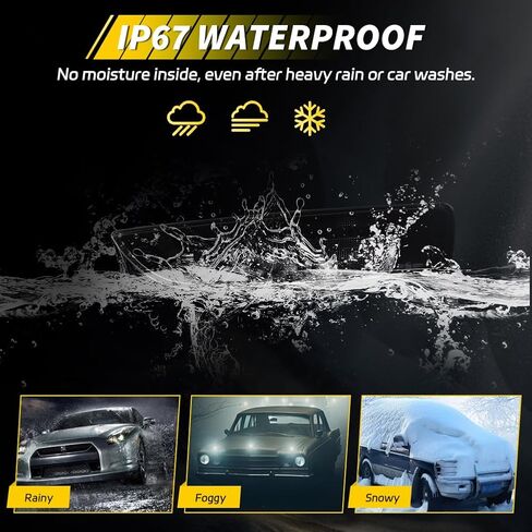 Rear Bumper Backup Light Housing Compatible with New Bee-tle 2006 2007 2008 2009 2010, Reverse Lamp Cover [No Bulbs], OEM Part #1C0941071G, 1C0 941 071G, 1C0-941-071-G, 2 PCS, Smoked Lens in Kuwait