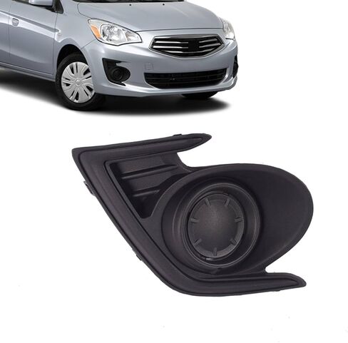 غطاء مصباح الضباب متوافق مع Mitsubishi Mirage G4 2017 2018 2019 2020 إطار ضوء الضباب الأمامي للركاب الأيمن 6402A278 in Kuwait