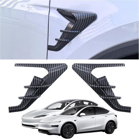 غطاء حماية لمؤشر الكاميرا الجانبية HW4.0 لعام 2025 2026 موديل Y Juniper 2024-2026 موديل 3 غطاء إشارة الانعطاف على الطراز الرياضي المرتفع لطراز Y Juniper ملحق ديكور in Kuwait