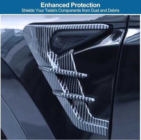 غطاء حماية لمؤشر الكاميرا الجانبية HW4.0 لعام 2025 2026 موديل Y Juniper 2024-2026 موديل 3 غطاء إشارة الانعطاف على الطراز الرياضي المرتفع لطراز Y Juniper ملحق ديكور in Kuwait