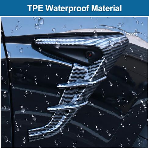 غطاء حماية لمؤشر الكاميرا الجانبية HW4.0 لعام 2025 2026 موديل Y Juniper 2024-2026 موديل 3 غطاء إشارة الانعطاف على الطراز الرياضي المرتفع لطراز Y Juniper ملحق ديكور in Kuwait