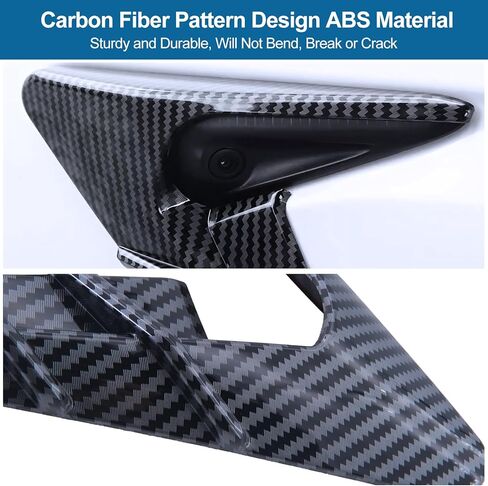 غطاء حماية لمؤشر الكاميرا الجانبية HW4.0 لعام 2025 2026 موديل Y Juniper 2024-2026 موديل 3 غطاء إشارة الانعطاف على الطراز الرياضي المرتفع لطراز Y Juniper ملحق ديكور in Kuwait